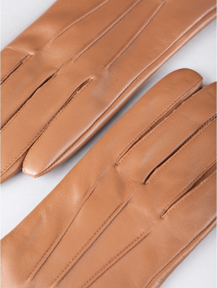 Becky cork leather gloves, detail — OX & ARMOR