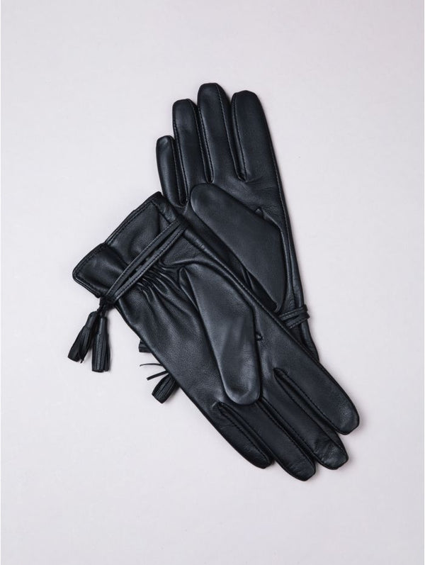 Tarraby Black Leather Gloves